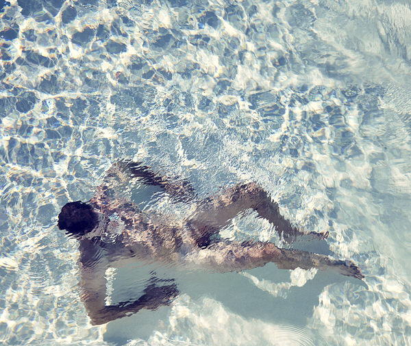 Photograph Mark Mawson Underwater Nude on One Eyeland