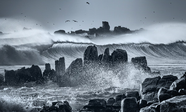 Photograph Suk Eun Kim Rough Sea on One Eyeland
