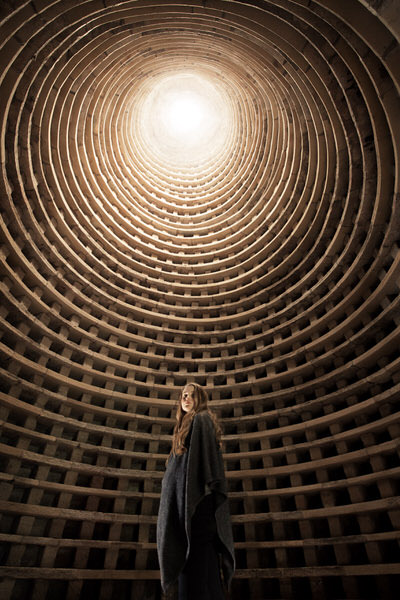 Photograph Laurence Winram Orla As Sungoddess on One Eyeland