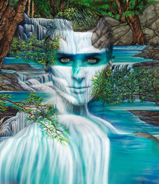 Photograph Guido Daniele Blu Eyes Man on One Eyeland