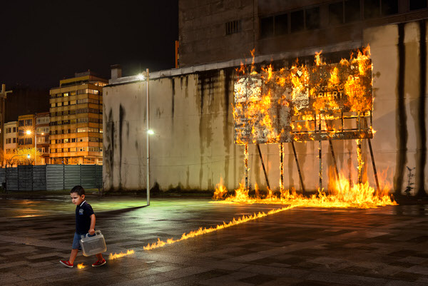 Photograph Roberto Trevino Uncnventional Flames on One Eyeland