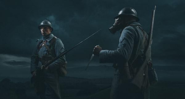 Photograph Justin Lister Wwi Reenactors on One Eyeland