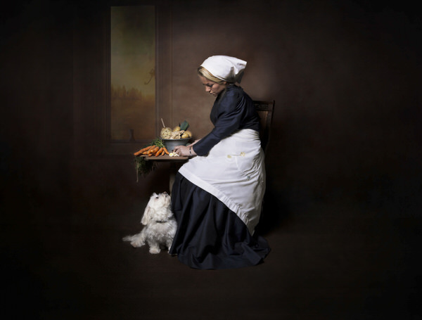 Photograph Carola Kayen Mouthaan Mom To Be Making Diner on One Eyeland