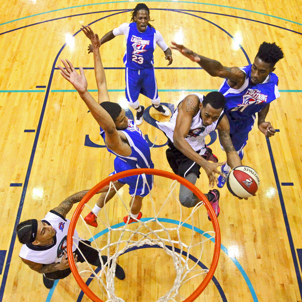 Photograph Warren Leimbach Drive To The Basket on One Eyeland
