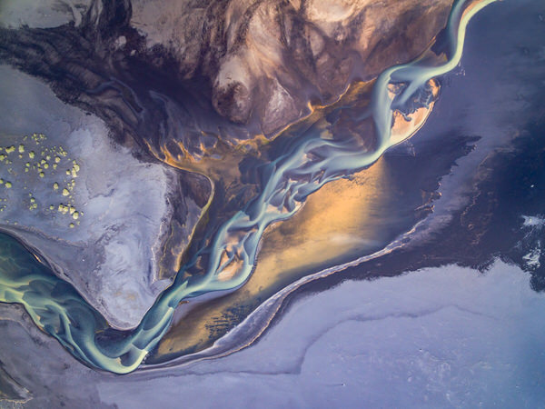 Photograph Stefan Brenner Glacial River on One Eyeland
