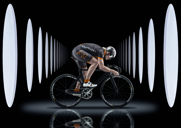 Photograph Greg Abramowicz Cycling on One Eyeland