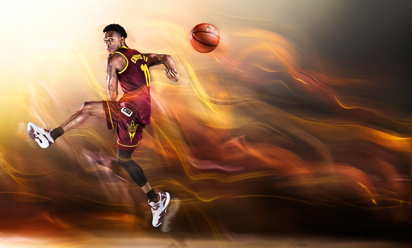 Photograph Blair Bunting Basketball 2 Study In Motion on One Eyeland