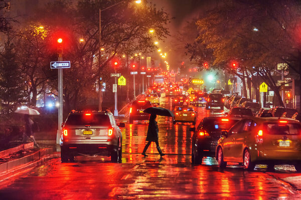 Photograph Mitchell Funk Park Ave Rain on One Eyeland
