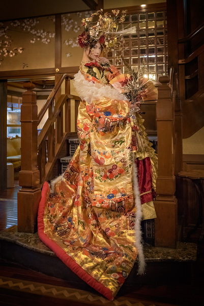 Photograph Haseo Hasegawa Kimono on One Eyeland
