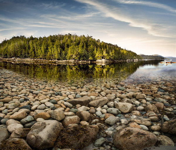 Photograph Jim Erickson Rocky Shores on One Eyeland
