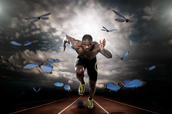 Photograph Felix Reed Sprinter on One Eyeland