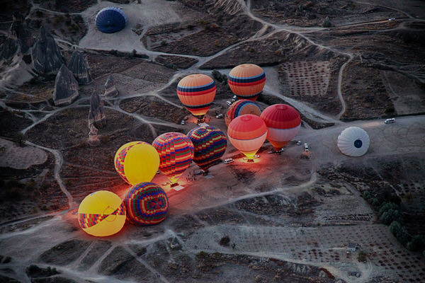 Photograph Ayse Yorgancilar Cappadocia_hotair Balloons on One Eyeland