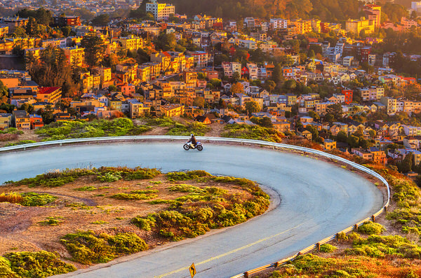 Photograph Mitchell Funk Road To Twin Peaks on One Eyeland