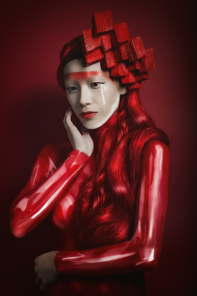 Photograph Lee Howell Techno Colour Red 1 on One Eyeland