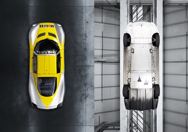 Photograph We Shoot It Updown Opel Ecospeedster 2003 on One Eyeland