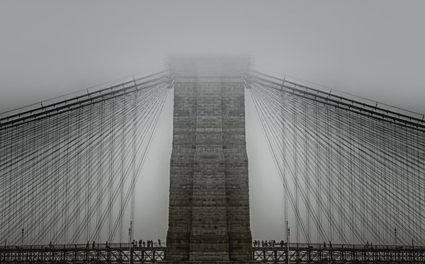 Photograph Ayse Yorgancilar Foggy Bridge on One Eyeland