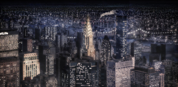 Photograph Jackson Carvalho Flying Over Gotham on One Eyeland
