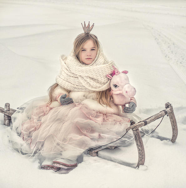 Photograph Merja Martikainen Little Princess And The Unicorn on One Eyeland