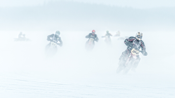 Photograph Petri Damsten Trough The Snow on One Eyeland