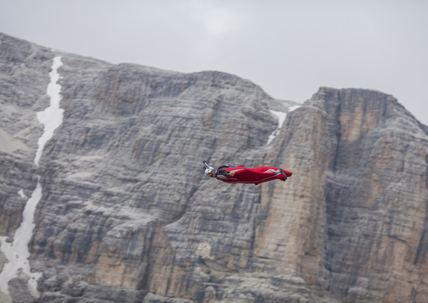Photograph Woods Wheatcroft Wing Suit Fly By on One Eyeland