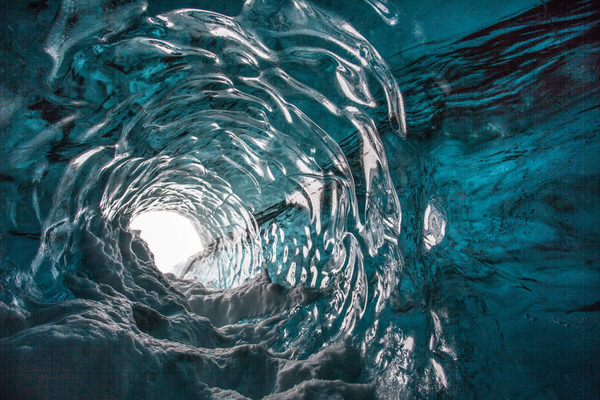 Photograph Peter Svoboda Ice Tunnel on One Eyeland