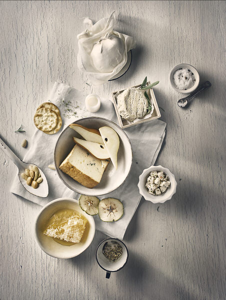 Photograph Greg Stroube Black And White And Blue Food    Cheese on One Eyeland