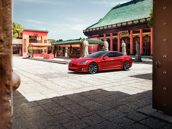 Photograph Migs  Tesla Model S Hong Kong Temple on One Eyeland