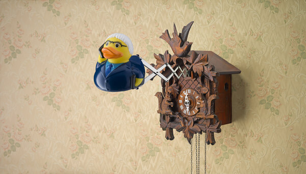 Photograph Owen Smith Business Plastic Duck And Cuckoo Clock on One Eyeland