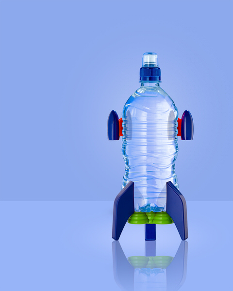 Photograph Owen Smith Rocket Water Bottle on One Eyeland