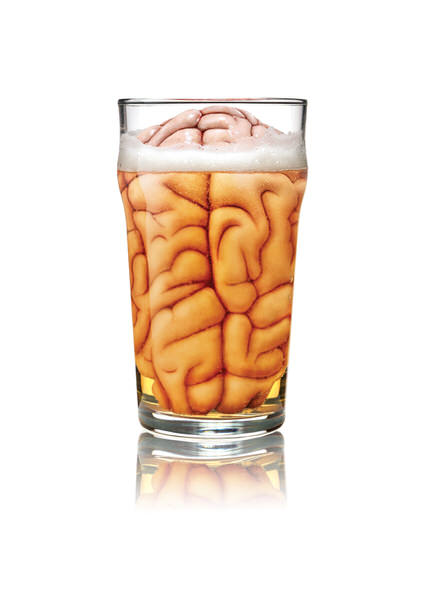 Photograph Owen Smith Brain In Beer Glass on One Eyeland