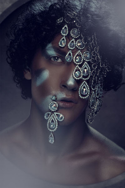 Photograph Grigorii Goriachev Man And Bijouterie on One Eyeland