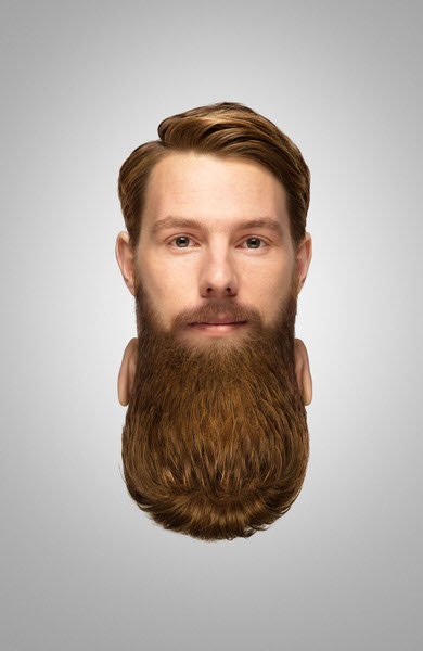 Photograph Owen Smith Beard Reflection on One Eyeland