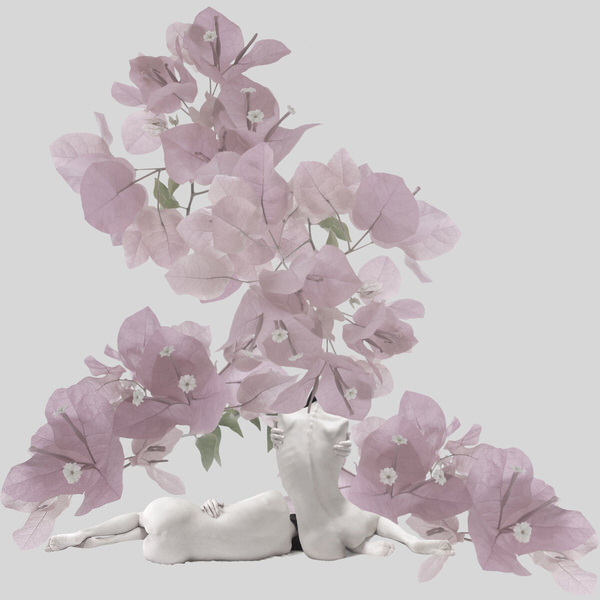 Photograph Sui Sawada Self Portrait Bougainvillea on One Eyeland