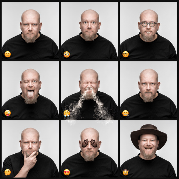 Photograph Petri Damsten Lifelike Emojis on One Eyeland