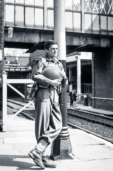 Photograph Jozef Baca Soldier on One Eyeland