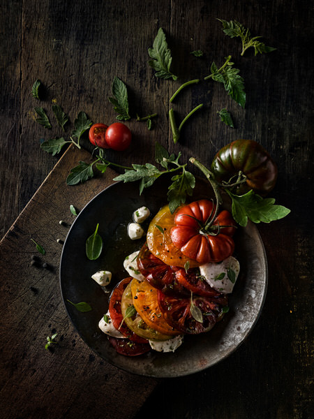 Photograph Greg Stroube Reconstructed Food  Tomato on One Eyeland