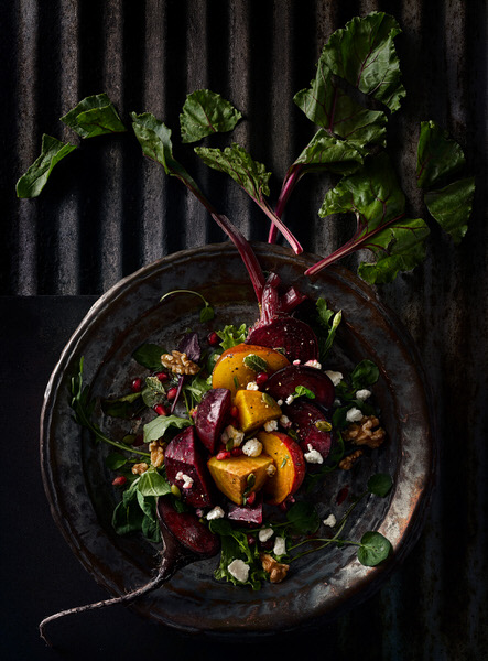 Photograph Greg Stroube Reconstructed Food  Beets on One Eyeland