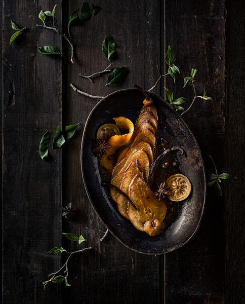 Photograph Greg Stroube Reconstructed Food  Pears on One Eyeland