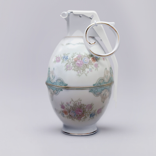 Photograph David Krovblit Bone China Grenade  Windsor Castle on One Eyeland