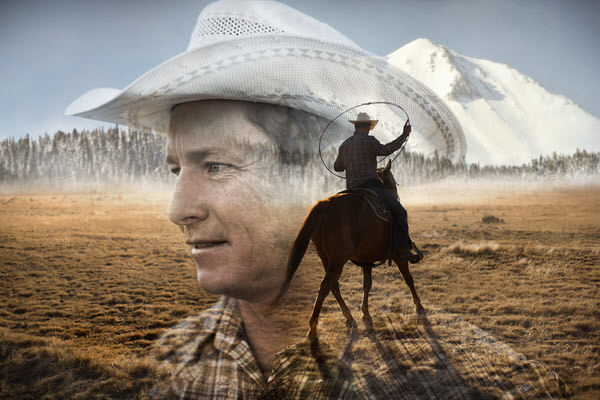 Photograph Jim Erickson Cowboy on One Eyeland