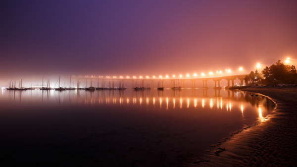 Photograph Mickey Strider Coronado Fog on One Eyeland