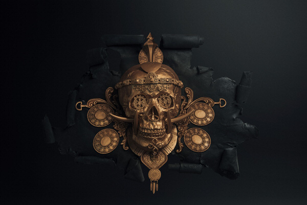 Photograph Samuka Marinho Skullture on One Eyeland
