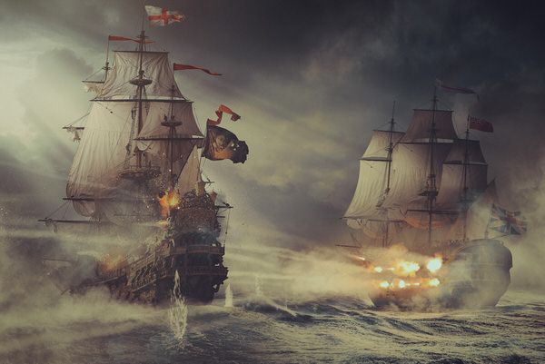 Photograph Samuka Marinho Ship Battle on One Eyeland