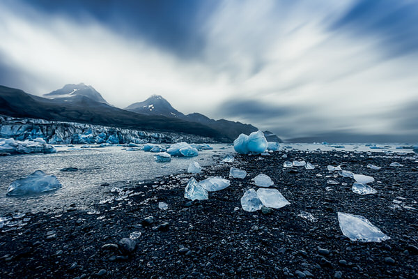 Photograph Mickey Strider Columbia Glacier Alaska on One Eyeland