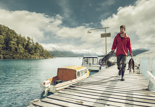 Photograph Ryan Forbes Patagonian Fisherman on One Eyeland