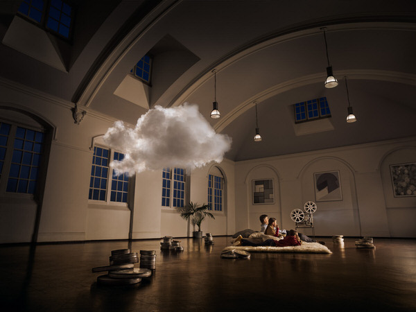Photograph Rj Muna Your World Above The World - Created In Collaboration With Artist Berndnaut Smilde on One Eyeland