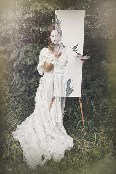 Photograph Carola Kayen Mouthaan Almost Don Painting Myself on One Eyeland