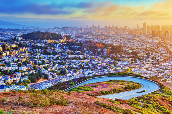 Photograph Mitchell Funk San Francisco Vista on One Eyeland