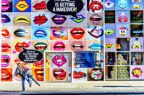 Photograph Mitchell Funk Wall Of Lips on One Eyeland