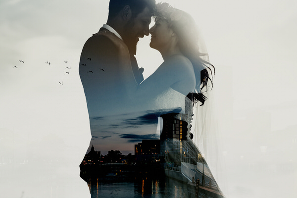 Photograph Mickael Tannus Alex & Maria Double Exposure on One Eyeland